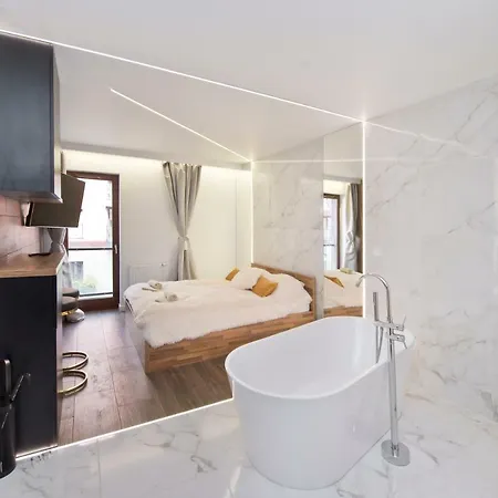 Yourapart Chmielna Park Exclusive Z Wanna Wolnostojaca Lub Jacuzzi * 格但斯克